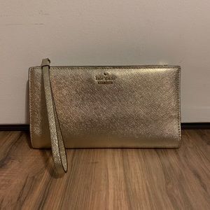 Kate Spade Wristlet in Gold